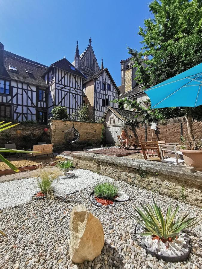 Appartamento Les Cieux de la Cathédrale - Calme - Jardin - Wifi Troyes Esterno foto