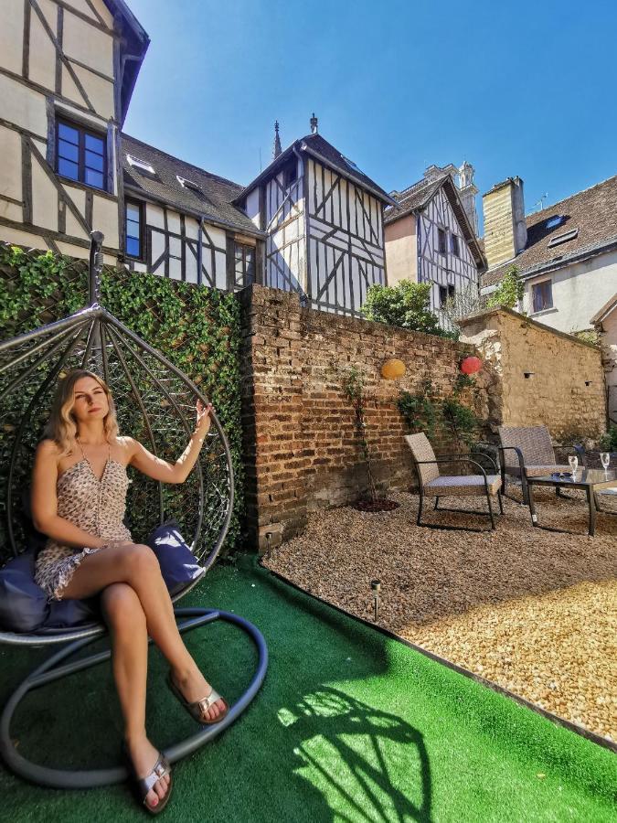 Appartamento Les Cieux de la Cathédrale - Calme - Jardin - Wifi Troyes Esterno foto