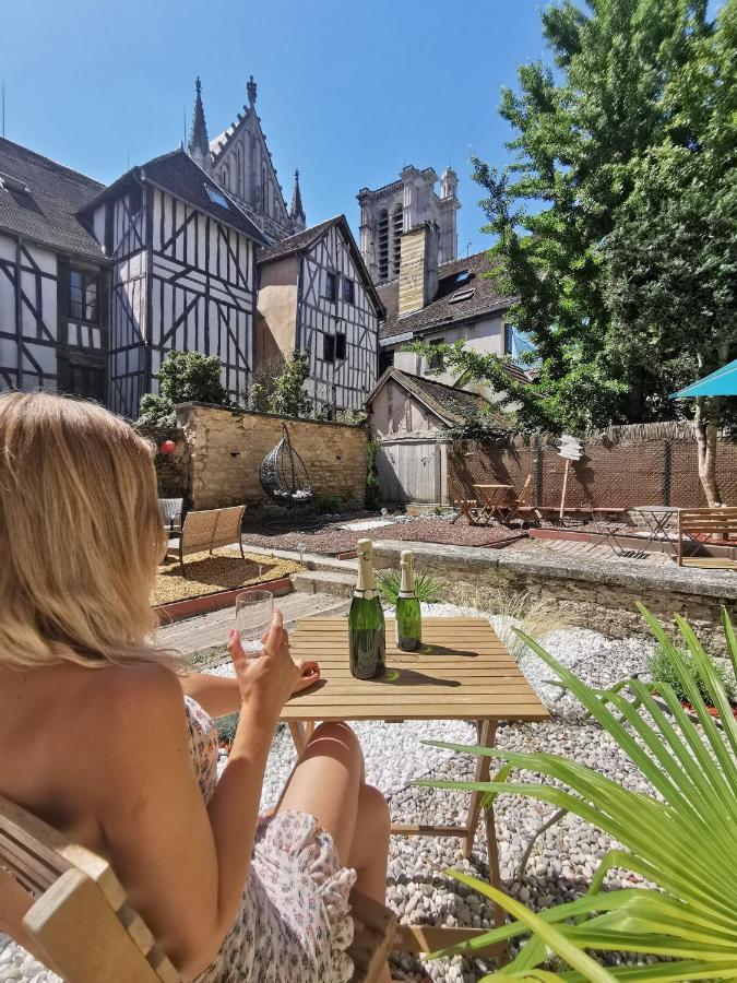 Appartamento Les Cieux de la Cathédrale - Calme - Jardin - Wifi Troyes Esterno foto
